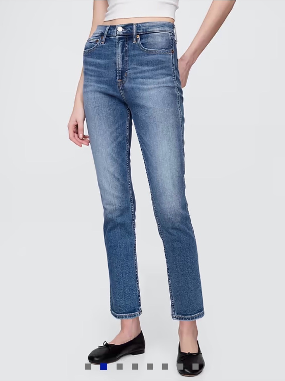 GAP Vintage High Rise Slim straight leg